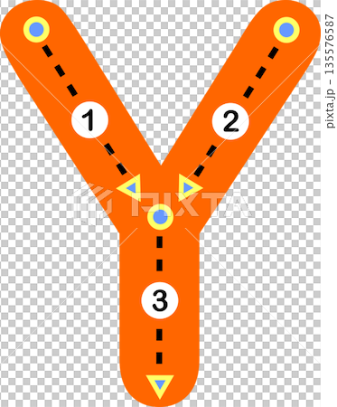 Alphabet Letter Y Tracing Practice for Children Alphabet Letter Y Tracing Practice for Children 135576587