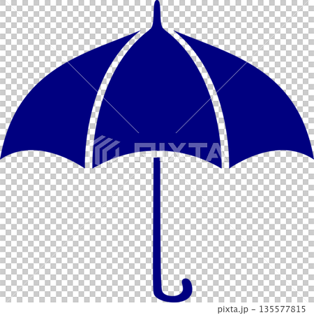 Blue Umbrella Icon: Professional Rain Protection and Insurance Vector for Weather Forecast UI, Safety Symbol, Risk Management and Seasonal Marketing Blue Umbrella Icon: Professional Rain Protection and Insurance Vector for Weather Forecast UI, Safety Symbol, Risk Management and Seasonal Marketing 135577815