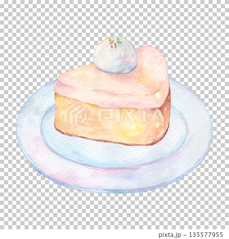 Cheesecake on a plate Cheesecake on a plate 135577955