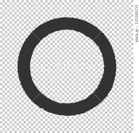 A circle like one drawn with a crayon A circle like one drawn with a crayon 135580151