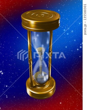 砂時計　hourglass　sand clock 　sand glass 135580301