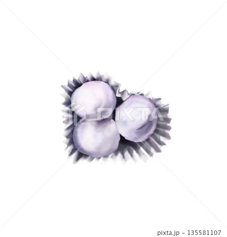 お菓子_スノーボールクッキー 135581107