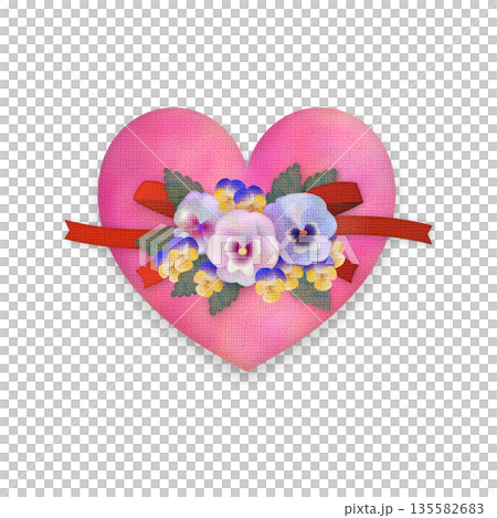 Valentine's Day Heart Illustration 4 Valentine's Day Heart Illustration 4 135582683