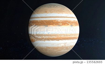 《AI画像》太陽系 木星イメージ 135582693