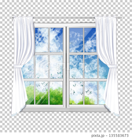 Scenery of window side 135583673