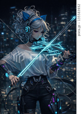 オリジナルイラストを基にAI画像生成 135583932