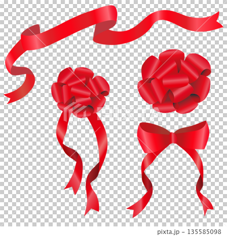 リアルリボンセット 135585098