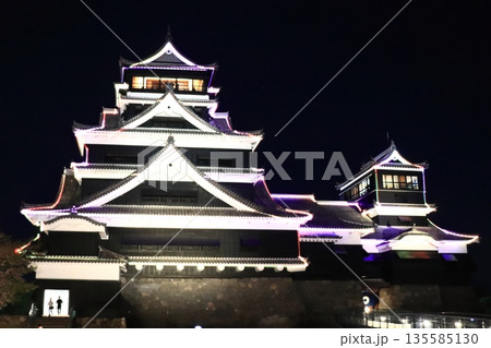 歴史と自然が調和する加藤清正ゆかりの熊本城《熊本県》 135585130