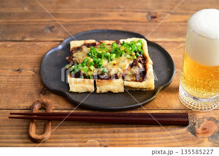 田楽味噌チーズ油揚げ 田楽味噌チーズ油揚げ 135585227