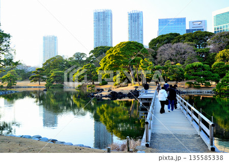 浜離宮恩賜庭園  海手お伝い橋 135585338
