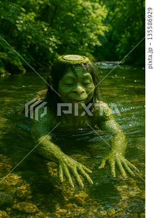 水辺の河童 135586929