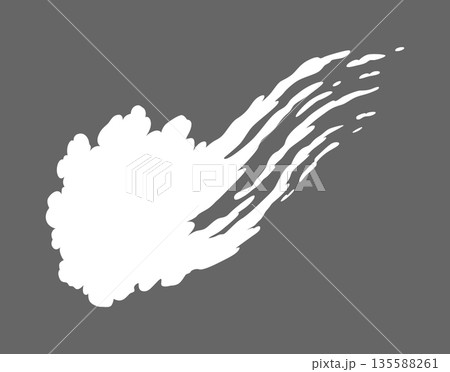 Smoke cloud icon. Vector special effect of puff or steam cloud. Fire blast, smog or fume. Dust or vapor template. Cartoon design white element of comic book Smoke cloud icon. Vector special effect of puff or steam cloud. Fire blast, smog or fume. Dust or vapor template. Cartoon design white element of comic book 135588261