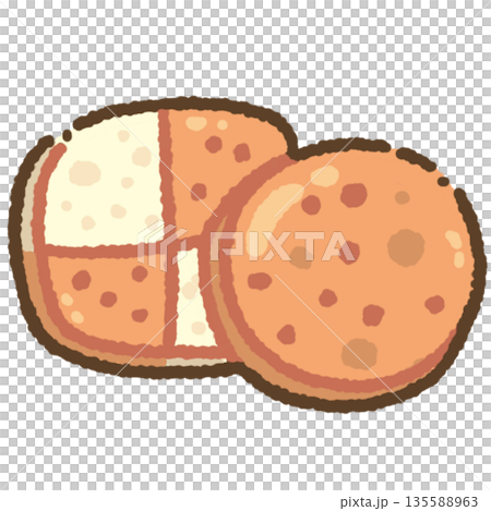 Cute Cookies Illustration Cute Cookies Illustration 135588963