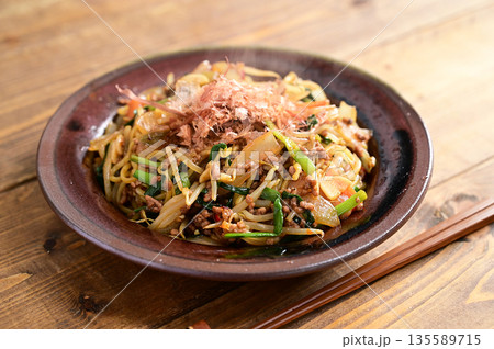 ひき肉ソース焼きそば 135589715