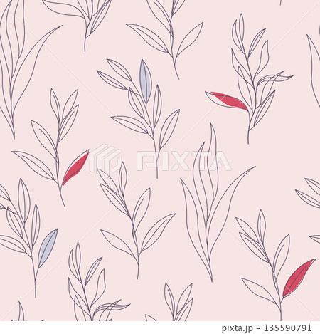 floral seamless pattern floral seamless pattern 135590791