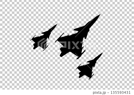 Fighter jet icon. Modern Fighter Jet Silhouette Isolated on transparent, isolated Background Fighter jet icon. Modern Fighter Jet Silhouette Isolated on transparent, isolated Background 135593431