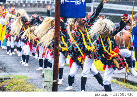 肥前佐賀の秋祭り-母ヶ浦面浮立 肥前佐賀の秋祭り-母ヶ浦面浮立 135593436