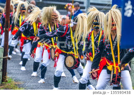 肥前佐賀の秋祭り-母ヶ浦面浮立 肥前佐賀の秋祭り-母ヶ浦面浮立 135593438