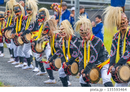 肥前佐賀の秋祭り-母ヶ浦面浮立 肥前佐賀の秋祭り-母ヶ浦面浮立 135593464