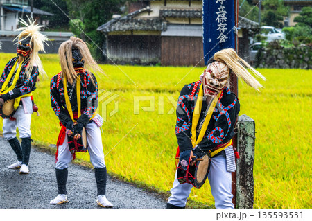 肥前佐賀の秋祭り-母ヶ浦面浮立 肥前佐賀の秋祭り-母ヶ浦面浮立 135593531