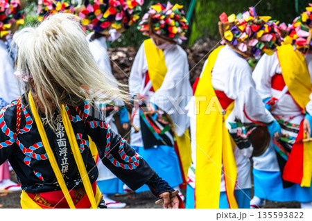 肥前佐賀の秋祭り-母ヶ浦面浮立 肥前佐賀の秋祭り-母ヶ浦面浮立 135593822