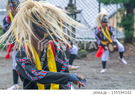 肥前佐賀の秋祭り-母ヶ浦面浮立 肥前佐賀の秋祭り-母ヶ浦面浮立 135594182
