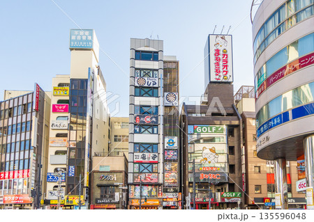 東京都の都市風景 八王子駅北口 東京都の都市風景 八王子駅北口 135596048