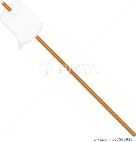 Marshmallow Flat Illustration. Clean Icon Design Element on Transparent Background Marshmallow Flat Illustration. Clean Icon Design Element on Transparent Background 135596938