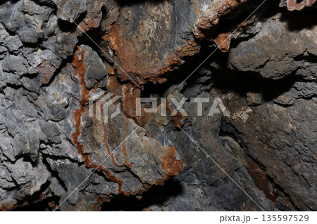 Inside a cave. Inside a cave. 135597529