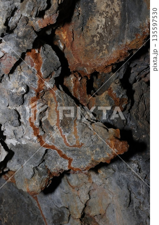 Inside a cave. Inside a cave. 135597530