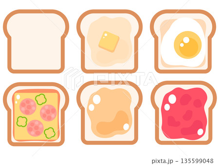 いろんな食パンセット 135599048