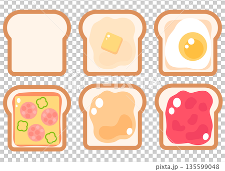 いろんな食パンセット 135599048