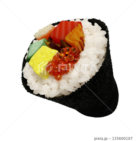 恵方巻-無言で一本食べなあかんで~ 恵方巻-無言で一本食べなあかんで~ 135600187