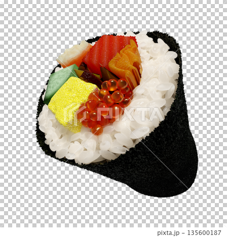 恵方巻-無言で一本食べなあかんで~ 恵方巻-無言で一本食べなあかんで~ 135600187