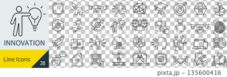 創新圖標集 135600416