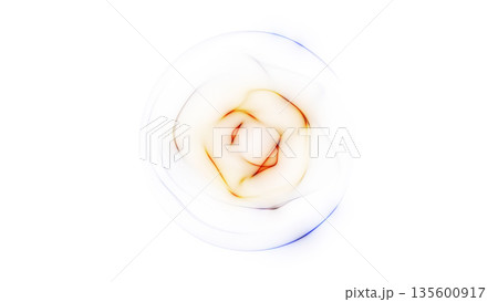 Soft multicolored energy orb with flowing light gradients on white background, minimal futuristic abstract sphere for technology, business, science, innovation and clean modern design. Soft multicolored energy orb with flowing light gradients on white background, minimal futuristic abstract sphere for technology, business, science, innovation and clean modern design. 135600917