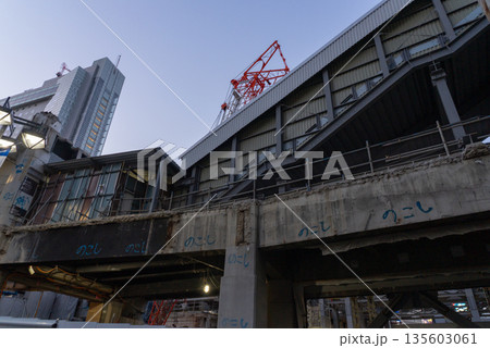渋谷駅再開発工事2026年1月当時 渋谷駅再開発工事2026年1月当時 135603061