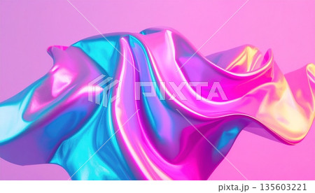 abstract colorful fabric as background 135603221
