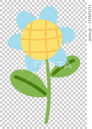 Blue sunflower with green leaves doodles for nature, garden, tree, plants, blossom, blooming, park, picnic, home yard, sticker, cartoon, floral print, decoration, patch, brooch, pin, tattoo, icon Blue sunflower with green leaves doodles for nature, garden, tree, plants, blossom, blooming, park, picnic, home yard, sticker, cartoon, floral print, decoration, patch, brooch, pin, tattoo, icon 135603251