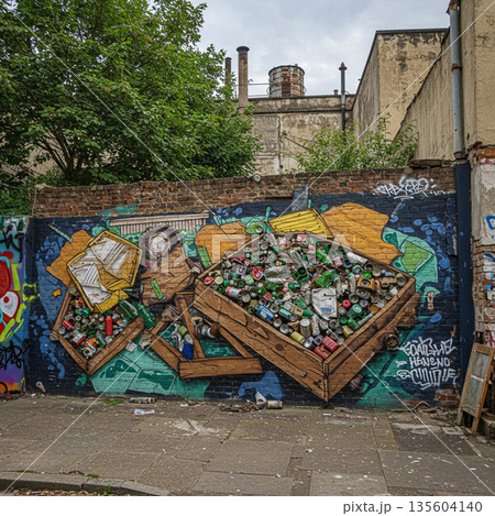 boats in a village 135604140