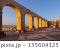 Upper Barrakka Gardens in Valletta at sunrise 135604325
