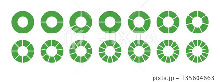 Circle division on 2, 3, 4, 5, 6, 7, 8, 9, 10, 11,12 ,13, 14 equal green parts. Wheel round divided green diagrams with two, three, four, five, six, seven, eight, nine, ten, eleven, twelve, thirteen Circle division on 2, 3, 4, 5, 6, 7, 8, 9, 10, 11,12 ,13, 14 equal green parts. Wheel round divided green diagrams with two, three, four, five, six, seven, eight, nine, ten, eleven, twelve, thirteen 135604663