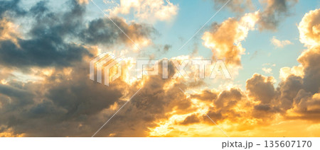 Seascape at summer vacation. Skyscape with sea horizon. Horizon sunrise sea with ship. Sunrise seascape. Romantic summer vacation seascape. Sea sunset horizon. Sunset cloudy sky Seascape at summer vacation. Skyscape with sea horizon. Horizon sunrise sea with ship. Sunrise seascape. Romantic summer vacation seascape. Sea sunset horizon. Sunset cloudy sky 135607170