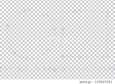 Cute winter snowflakes wreath frame seamless border set Falling snow flakes. Watercolor hand drawn illustration isolated on white background for baby nursery kids holiday Christmas design banner print 135607261