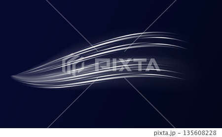 Snow ice swirl  135608228