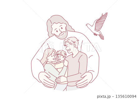 Christianity and religious education concept. 135610094