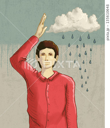 Keeping negative thoughts away Keeping negative thoughts away 135610648