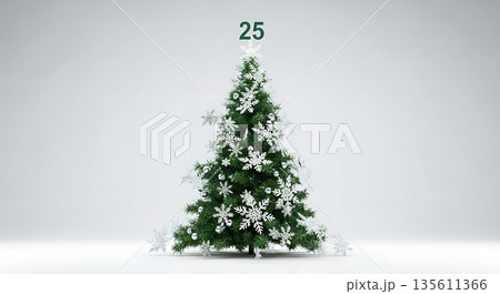 tree with snow tree with snow 135611366