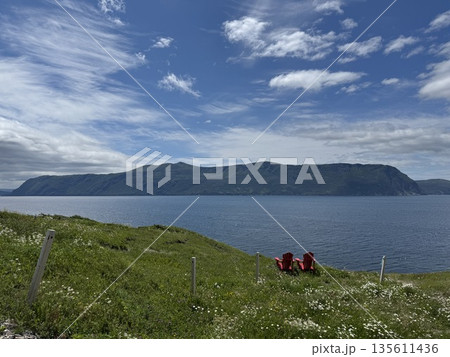 ニューファンドランドRocky Harbour Lookoutからの眺め ニューファンドランドRocky Harbour Lookoutからの眺め 135611436