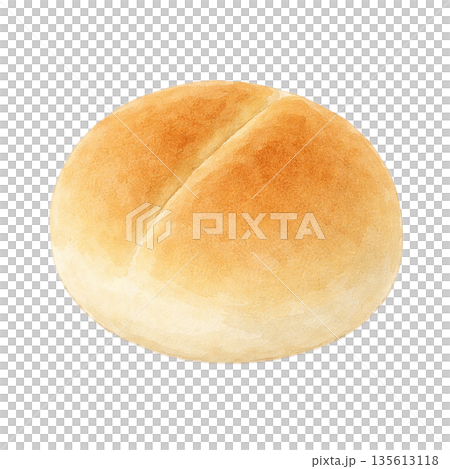 パン 水彩風 イラスト シンプル 食べ物 切り抜き素材 パン 水彩風 イラスト シンプル 食べ物 切り抜き素材 135613118